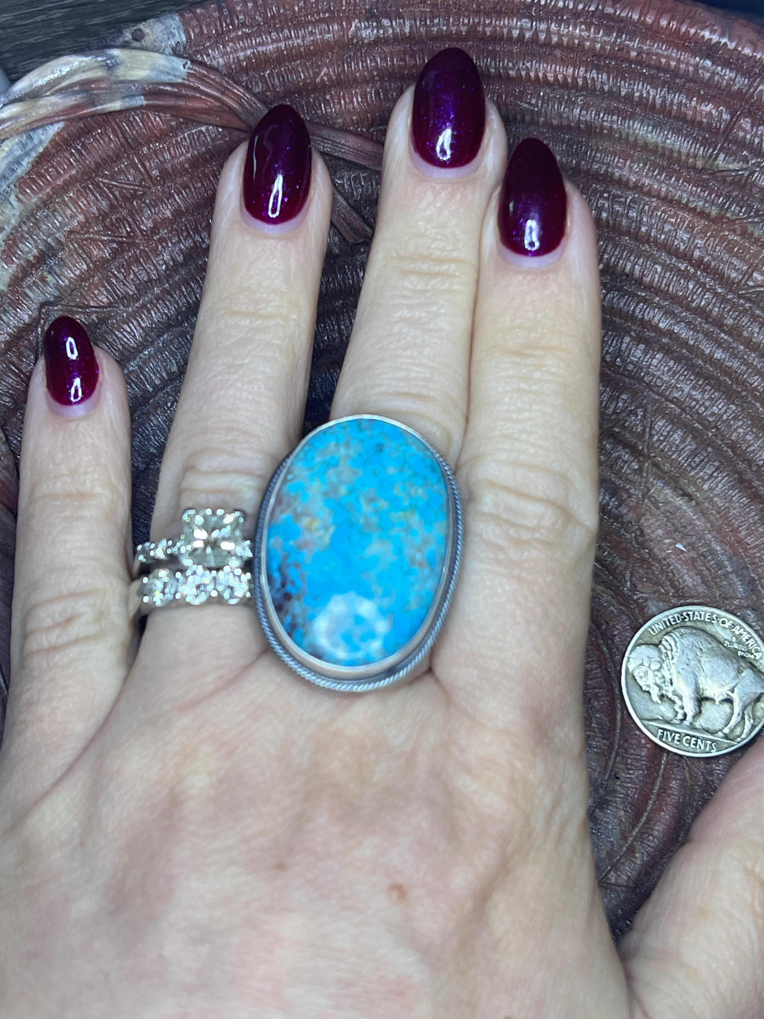 Big Honker Turquoise Ring