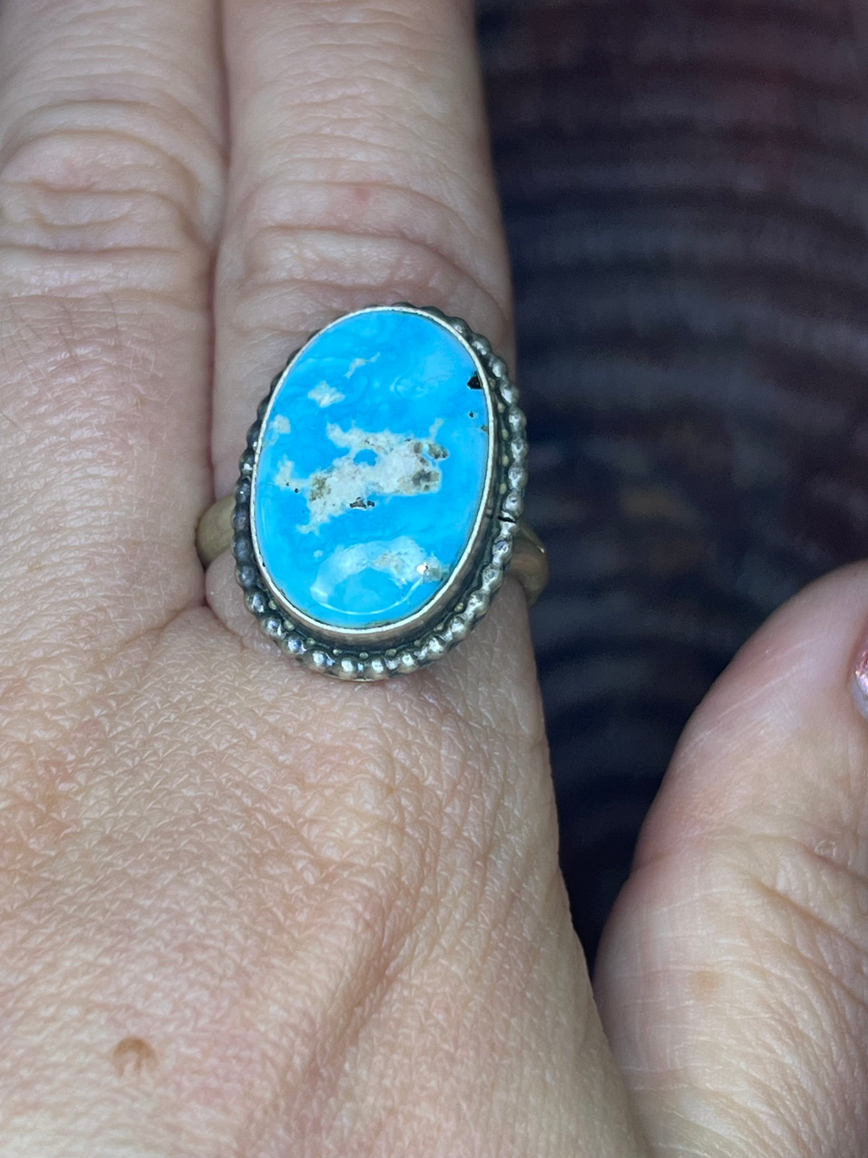Blue Ridge Turquoise Adjustable Ring