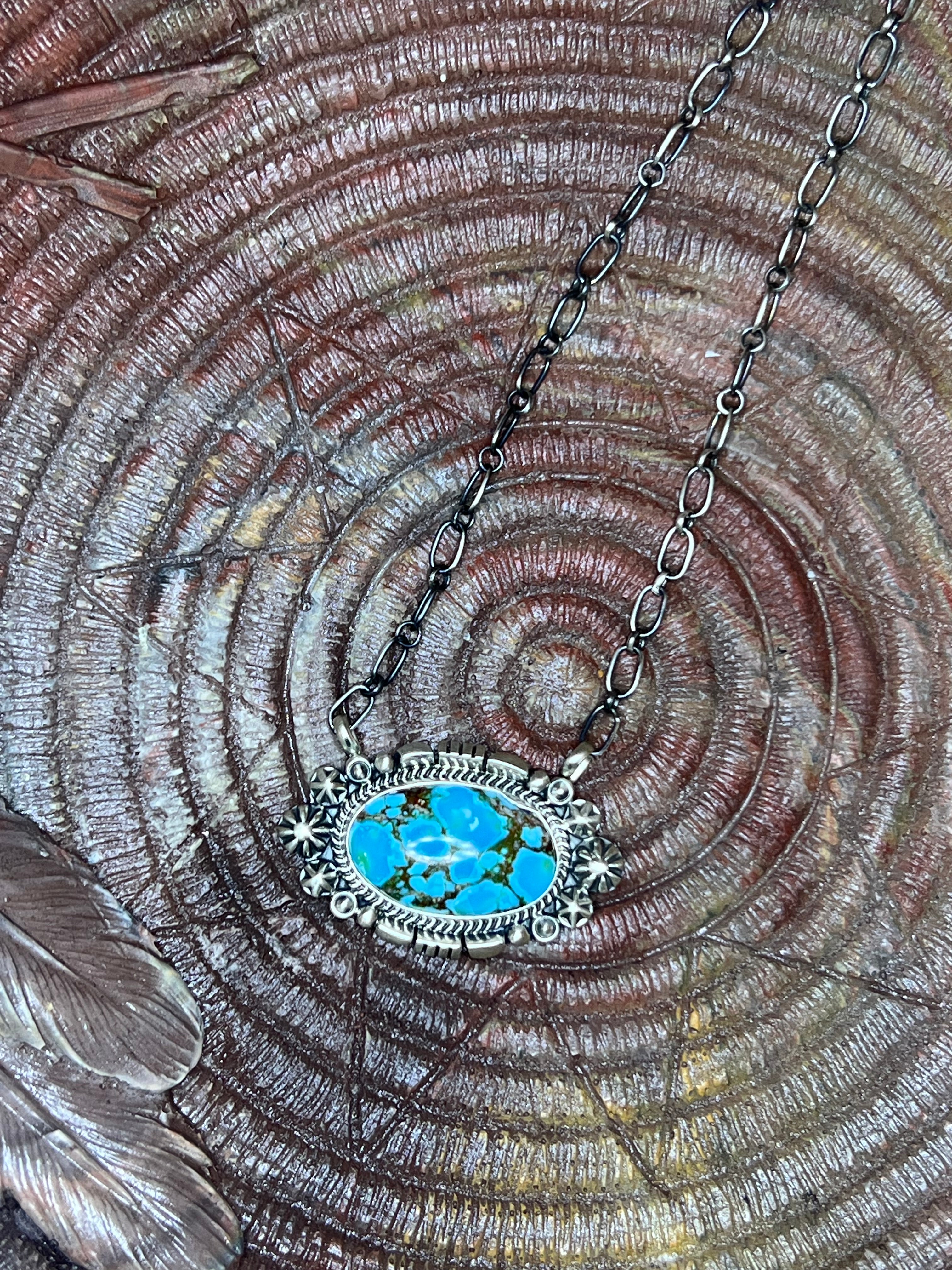 Sonoran Gold Oval Bar Necklace