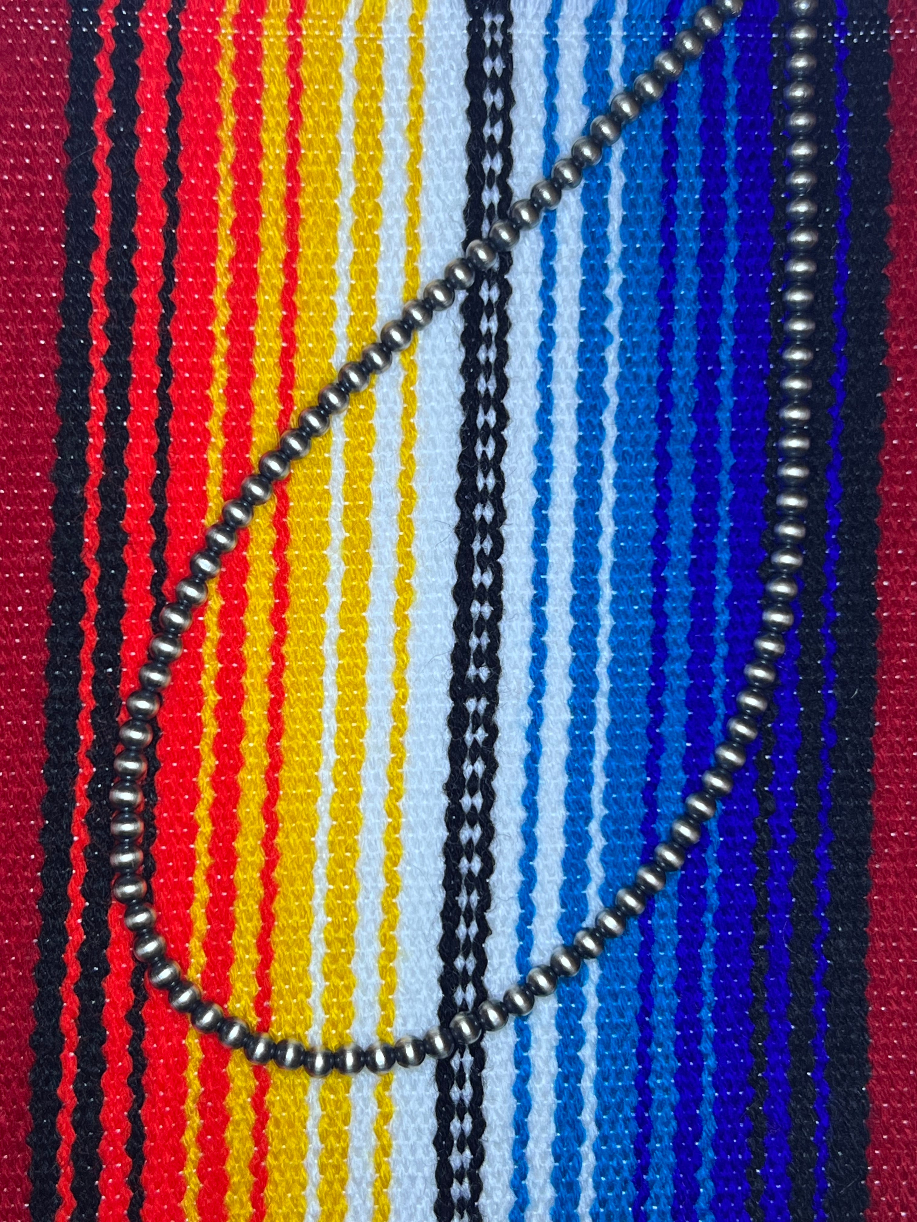 4mm Sterling Pearl Necklace