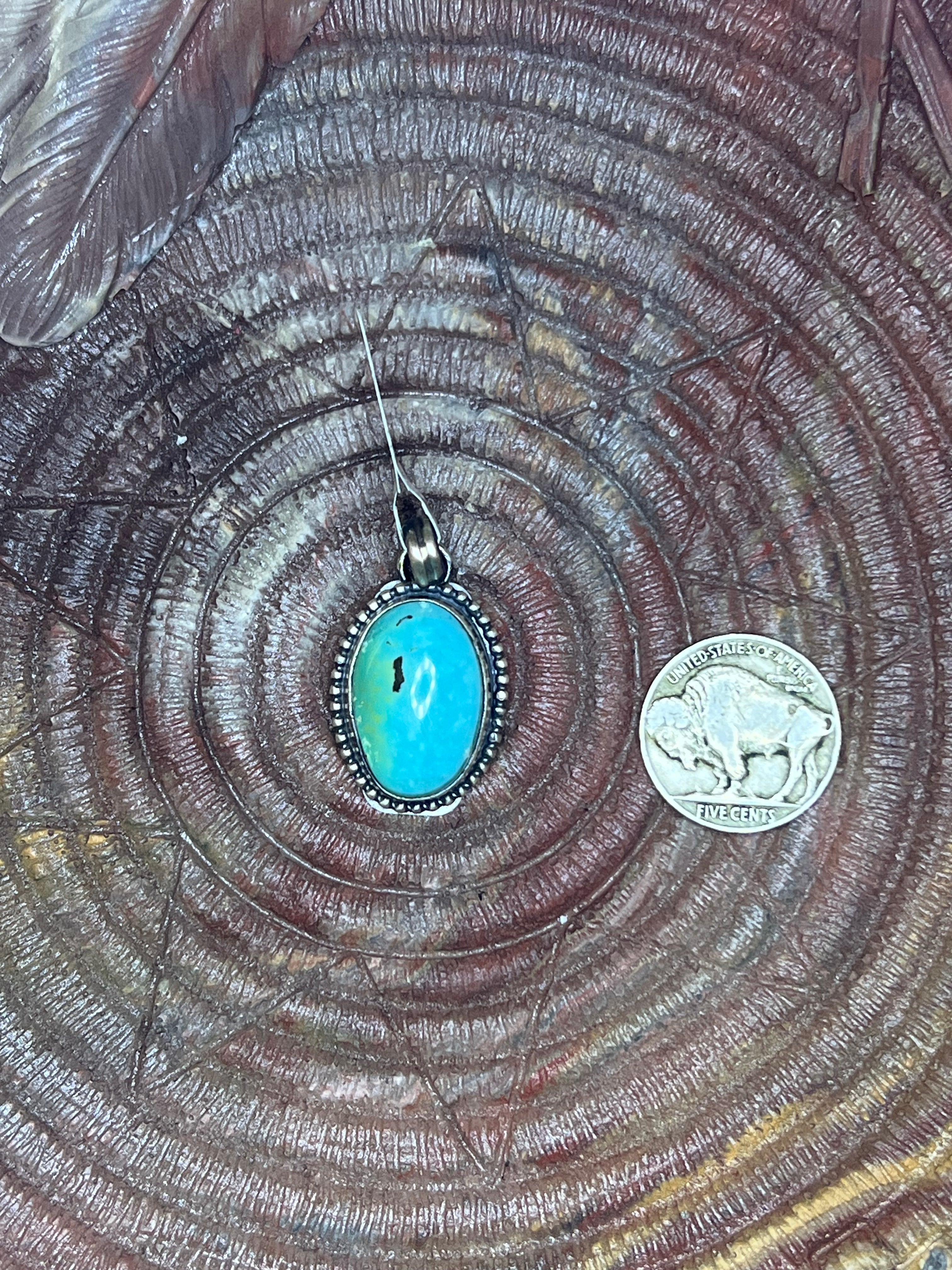 Gobber Turquoise Pendant