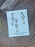 Heart Dangle Pendant and Earring Set