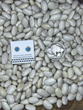 Itty Bitty Turquoise Studs
