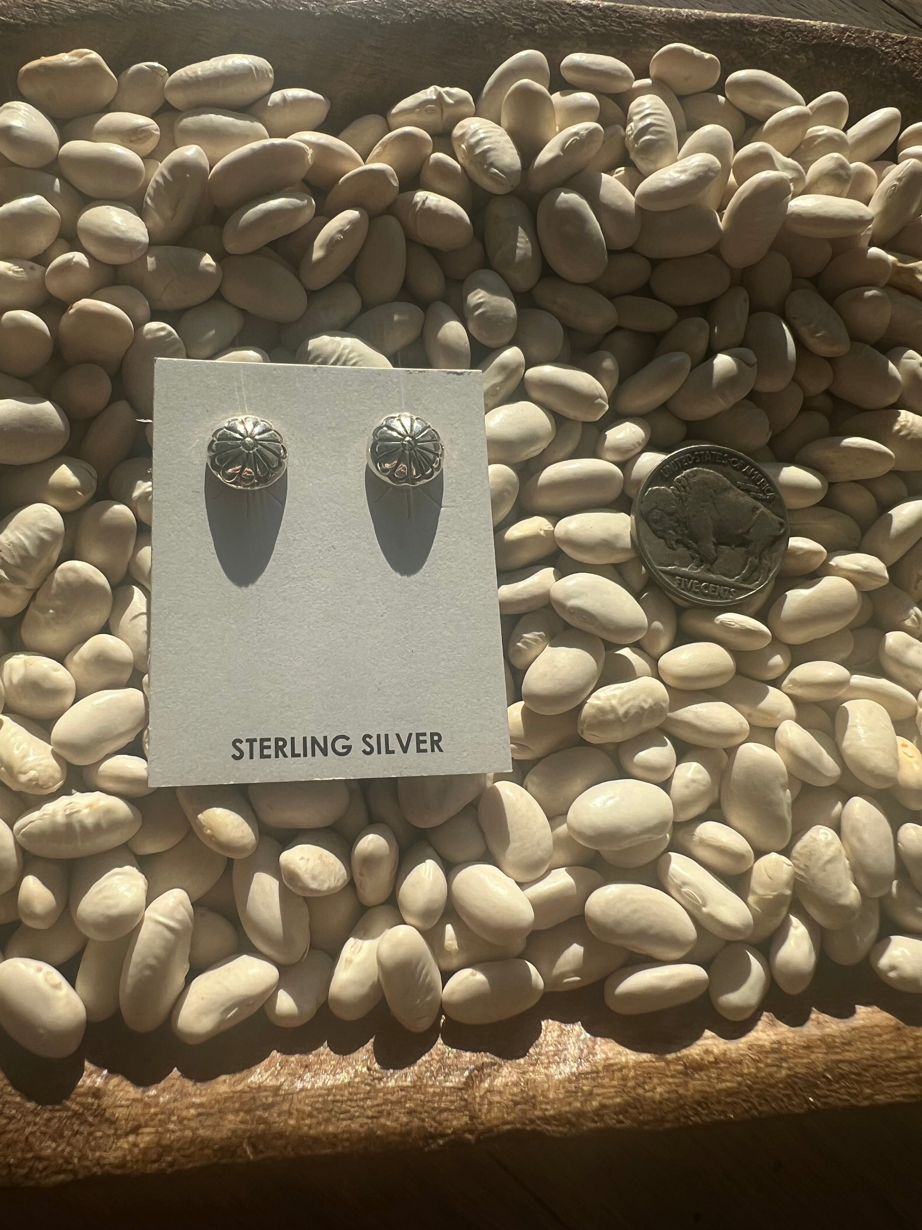 Flower Concho Earrings