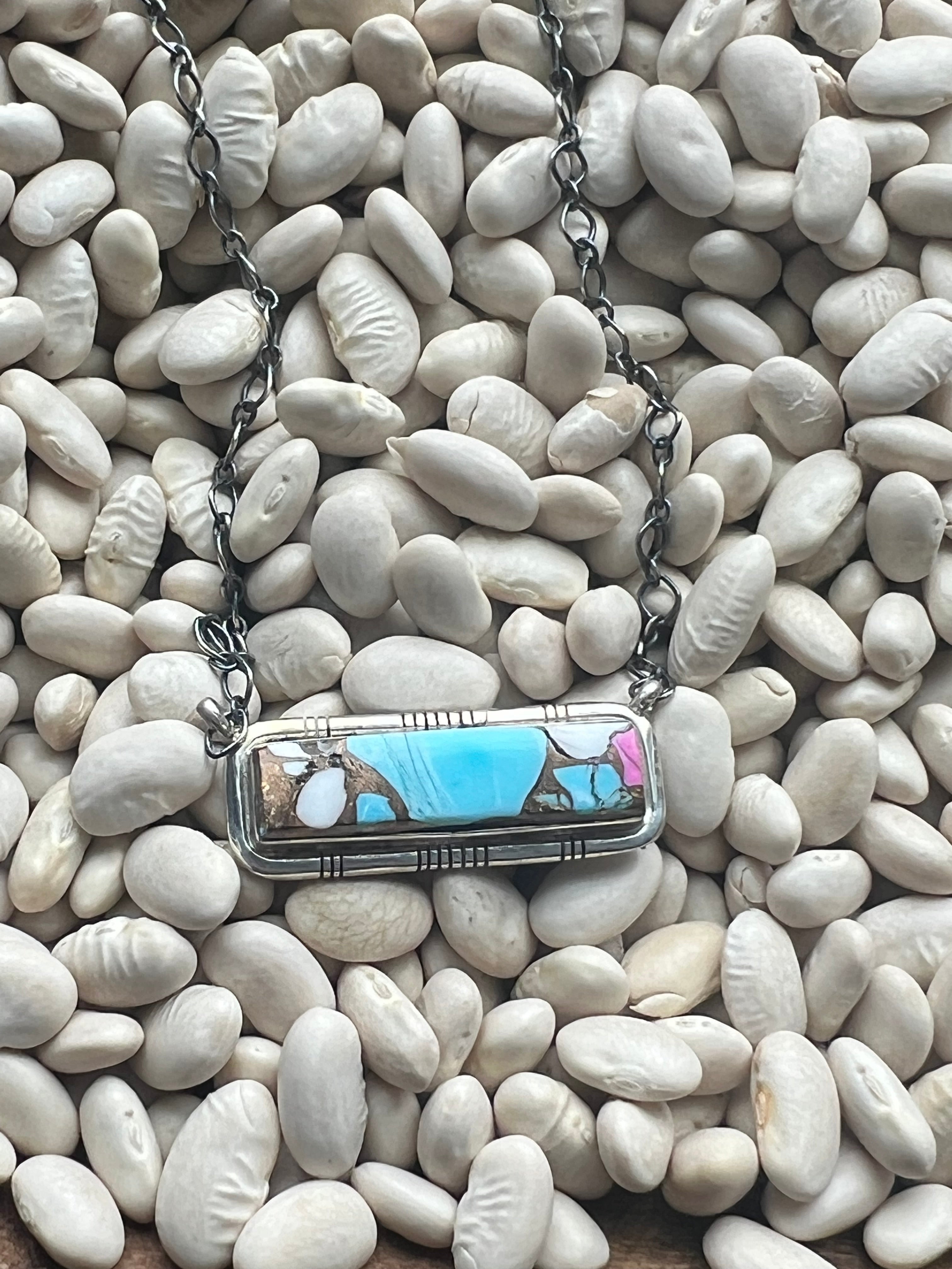Cotton Candy Bar Necklace