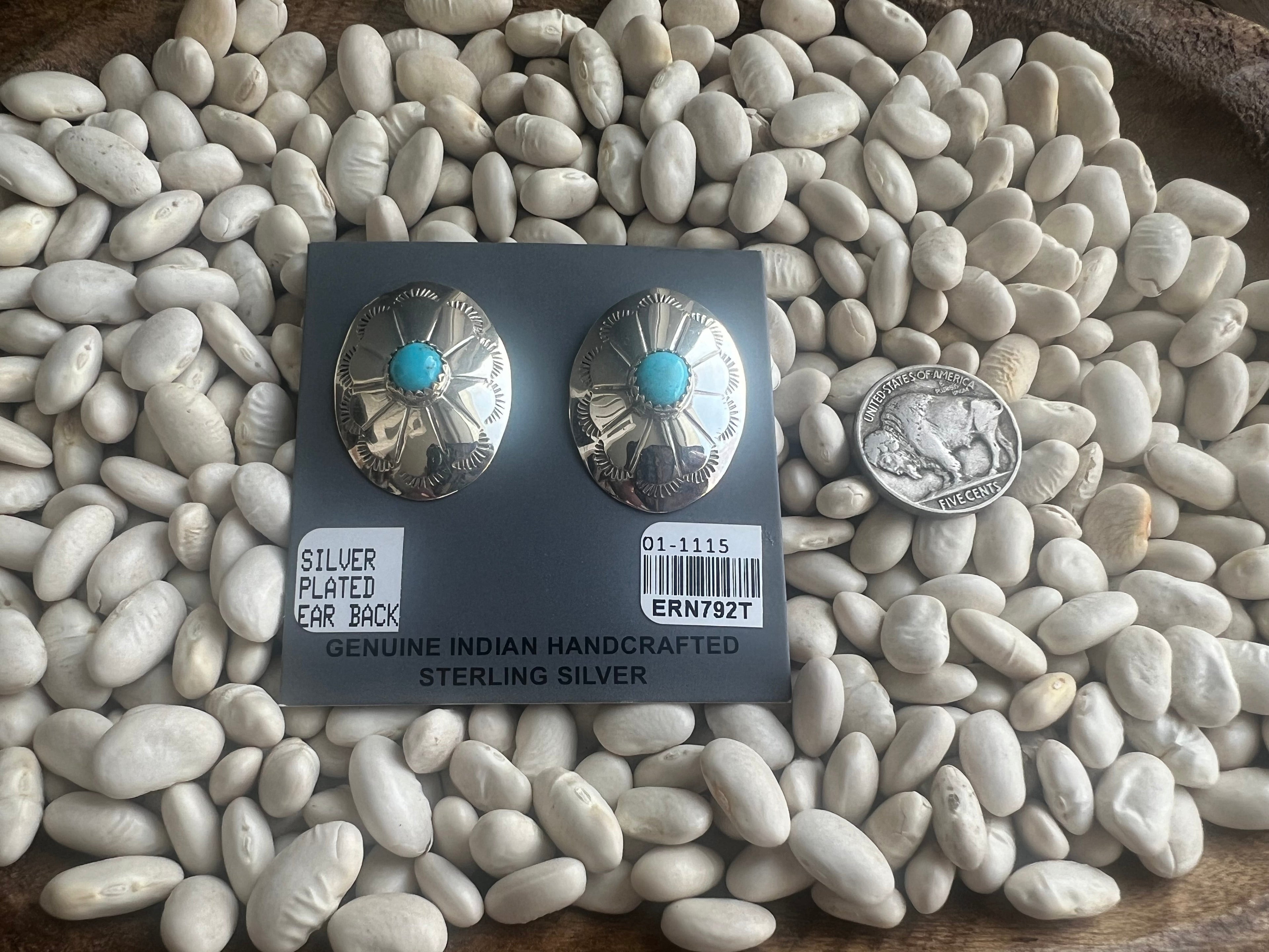 Round Concho Earrings