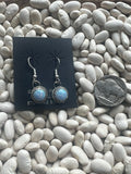 Opal Round Dangle Earrings