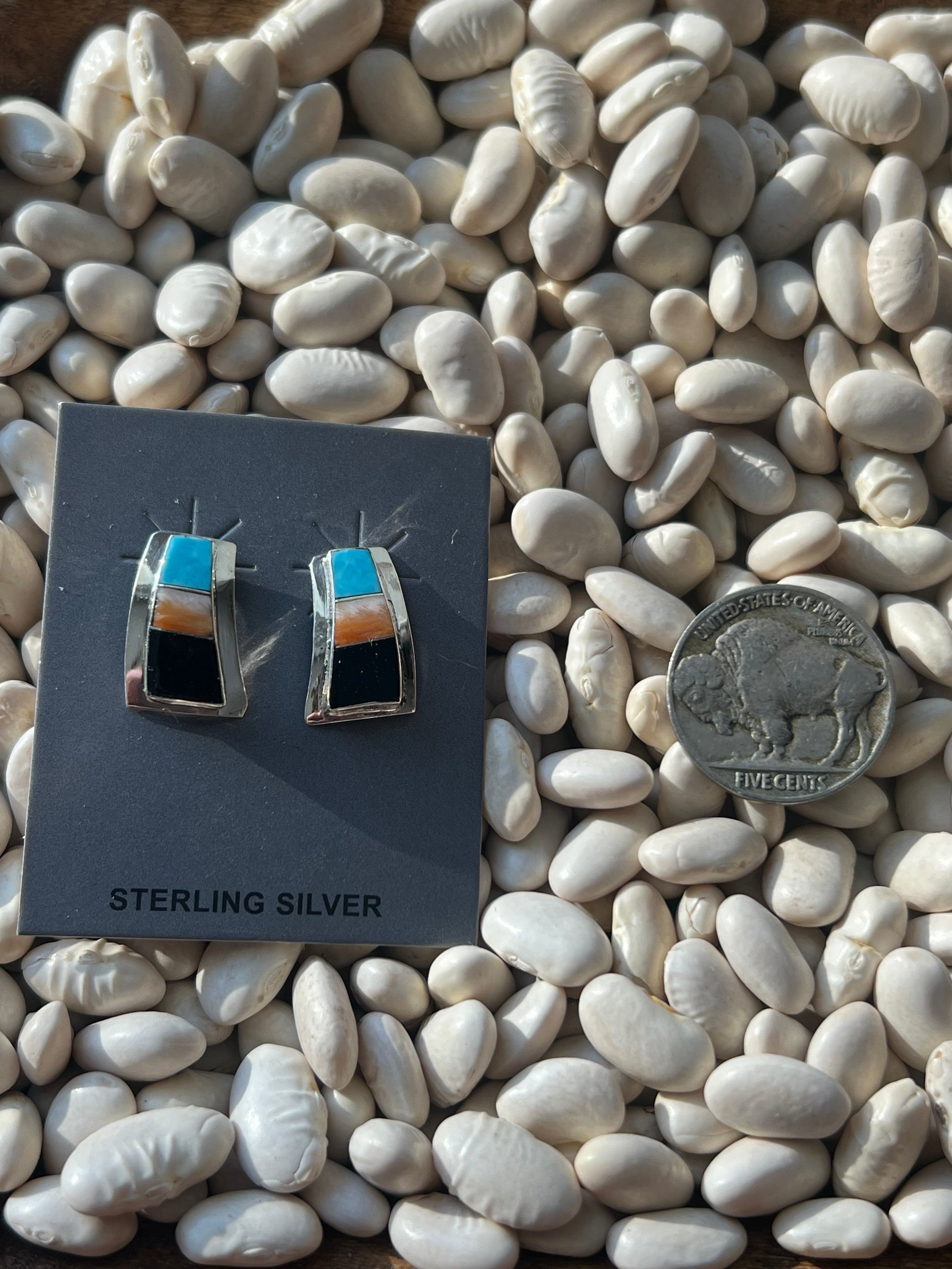 Multi Stone Earrings