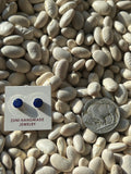 Lapis Round Studs