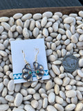 Half Concho Dangle Earrings