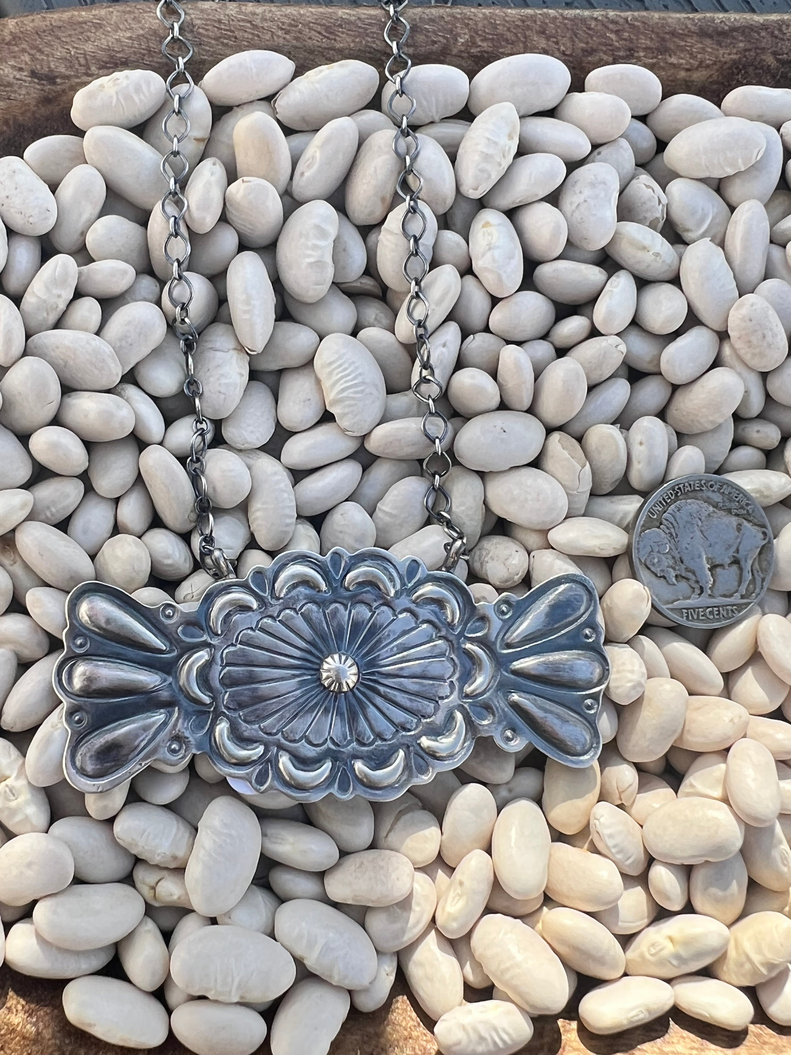 Large Concho Necklace