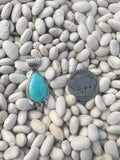 Turquoise Teardrop Pendant