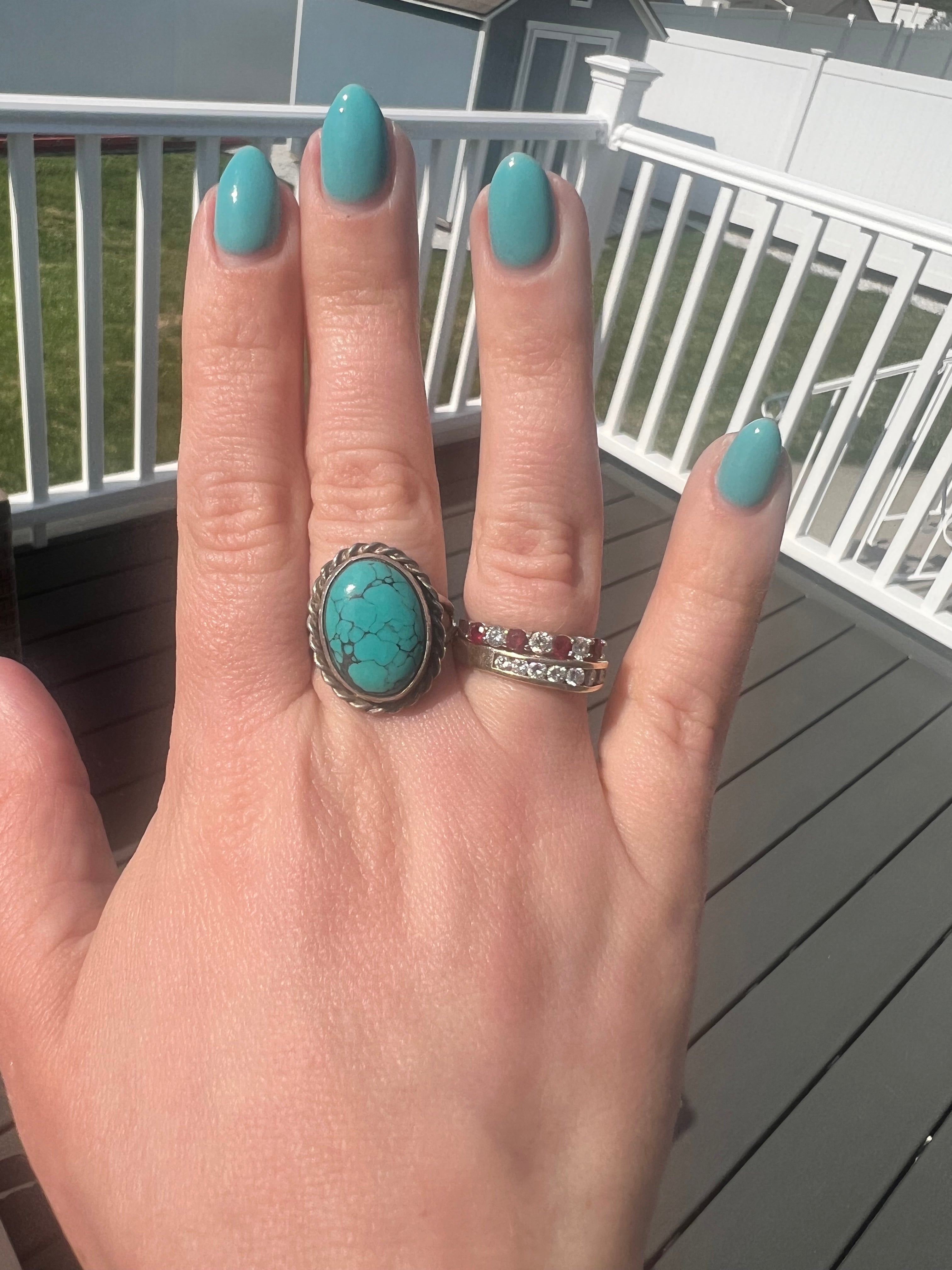 Turquoise Oval Ring