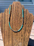 Sky Horse Nugget and Sterling Pearl Necklace