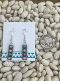 Conch and Turquoise Dangles