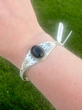 Black Onyx Art Deco Cuff