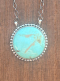 Minty Kingman Round Bar Necklace