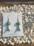 Green Turquoise Blossom Dangles