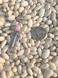 Pink Conch Feather Pendant