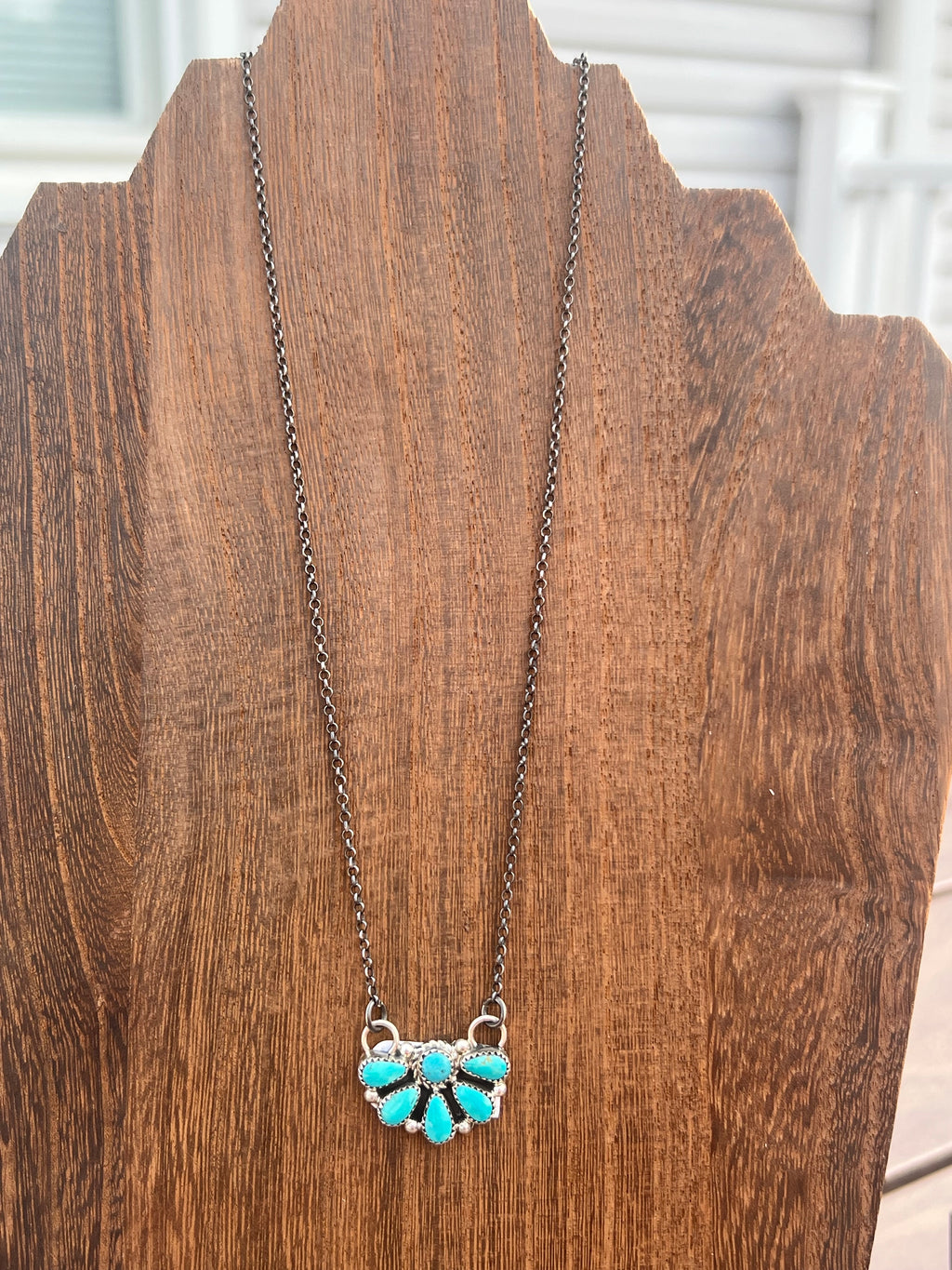 Dainty Half Cluster Necklace