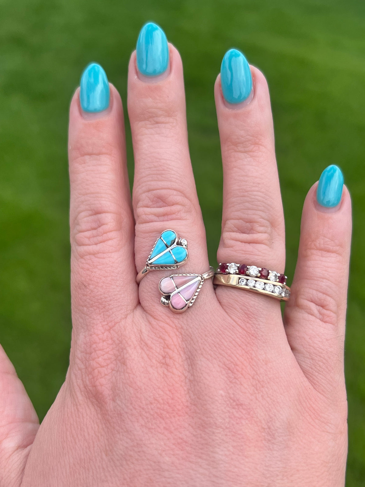 Double Heart Bypass Ring