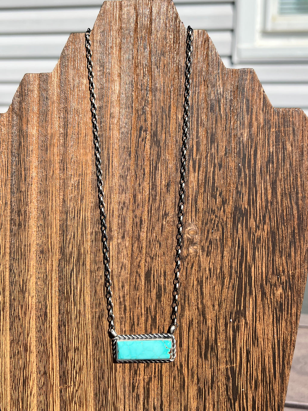 Prince Turquoise Bar Necklace