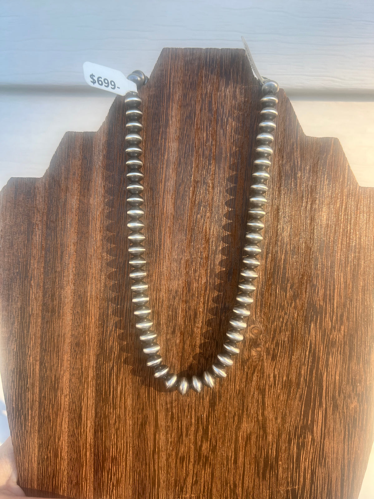 Handmade Navajo Pearls 8mm 15 in